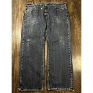 Levi’s 559 Mens Size 40x30 Blue Jeans Relaxed Straight Denim Dark‎ Flex